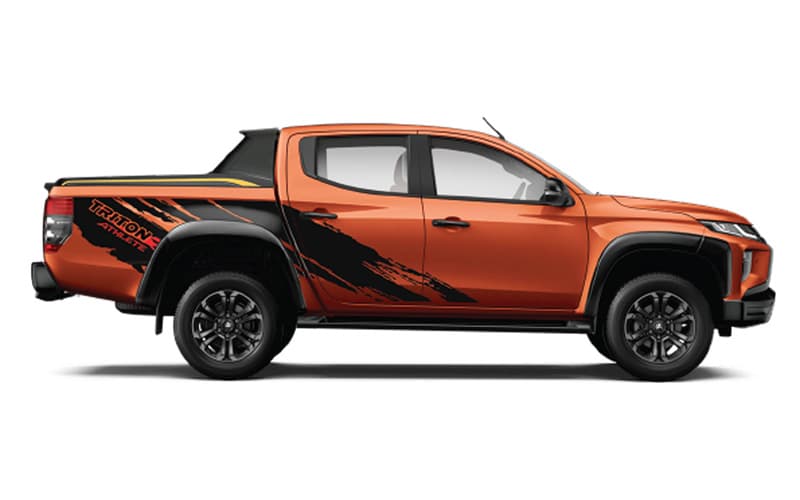 Mitsubishi Triton - Màu Cam